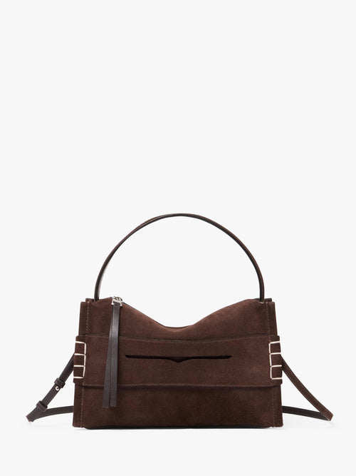 LOAFER BAG - SUEDE SHOULDER BAG