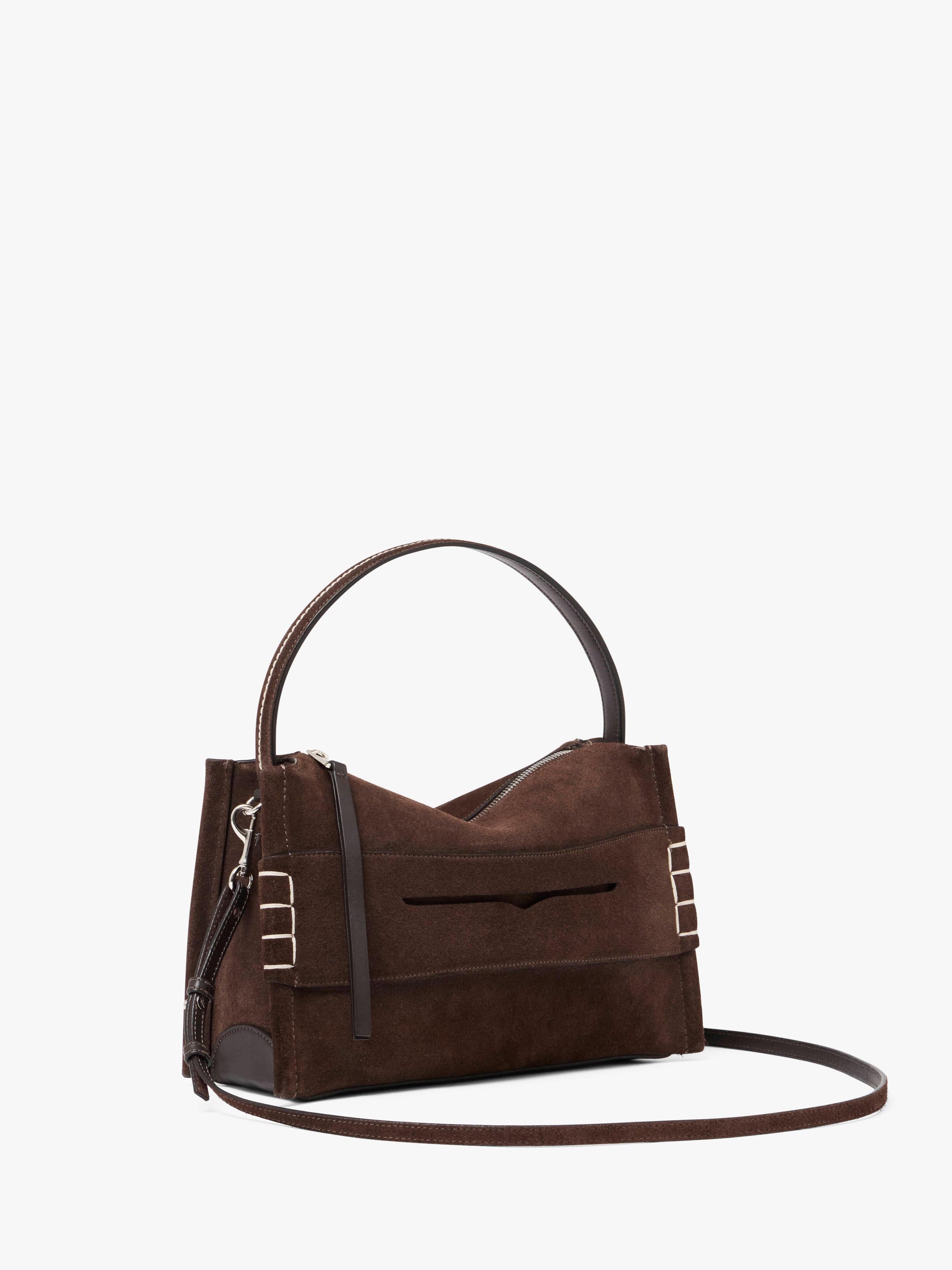 LOAFER BAG - SUEDE SHOULDER BAG