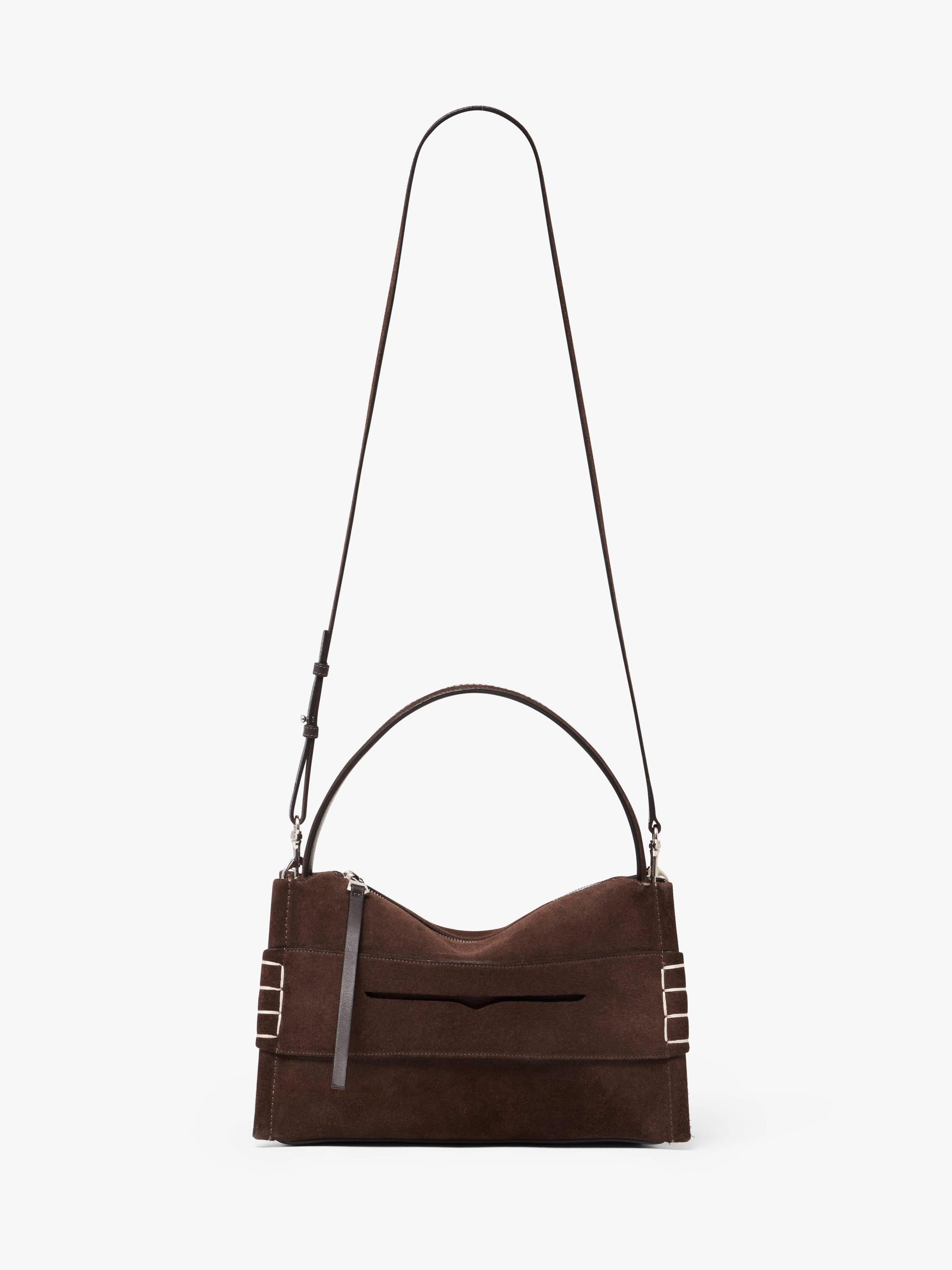 LOAFER BAG - SUEDE SHOULDER BAG