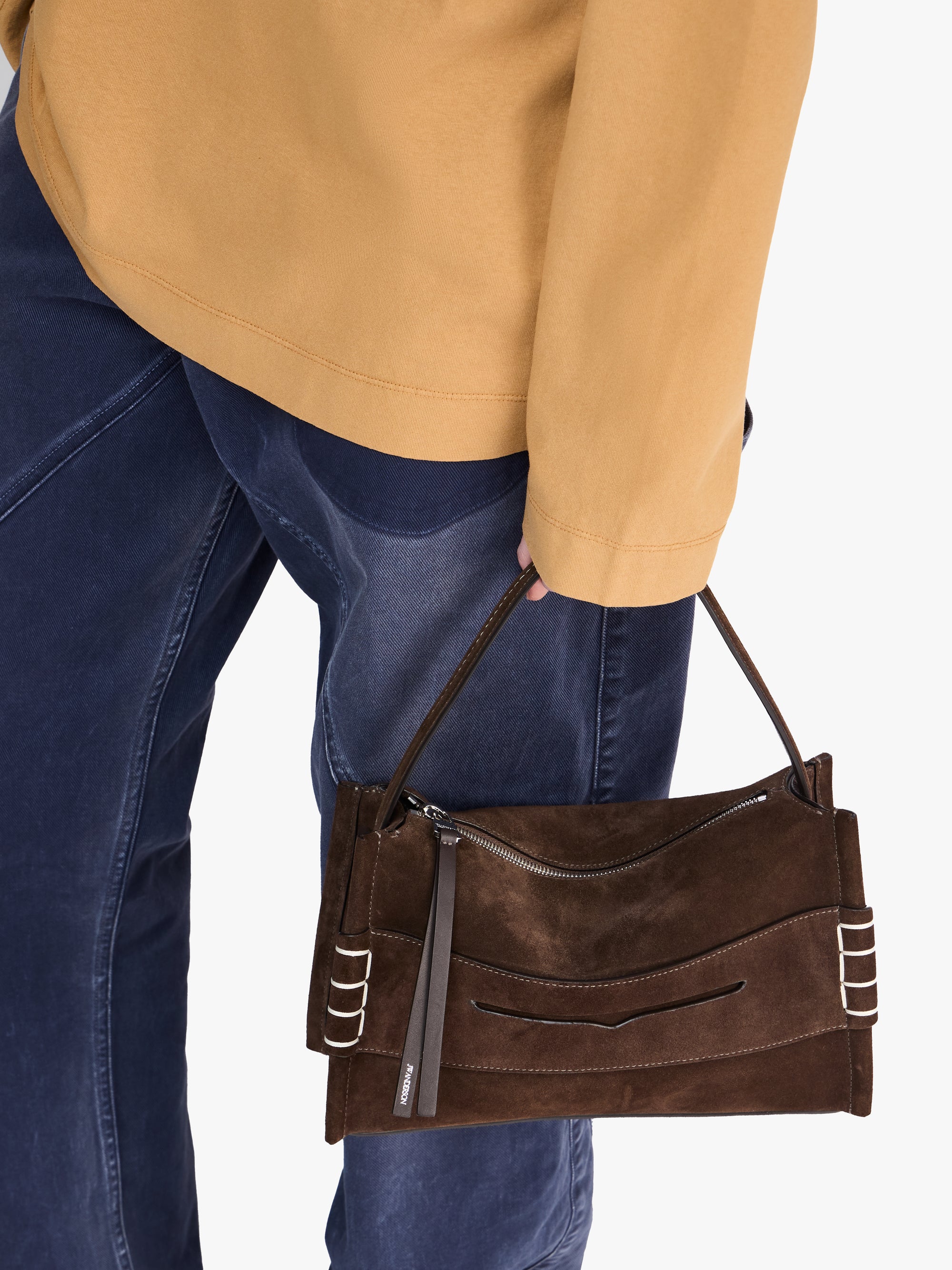 LOAFER BAG - SUEDE SHOULDER BAG