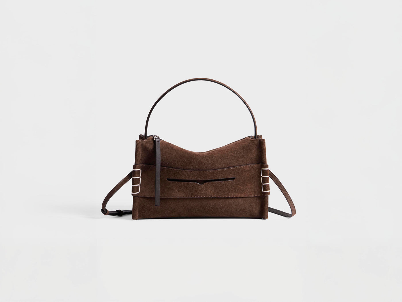 LOAFER BAG IN BROWN SUEDE