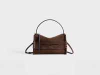 LOAFER BAG IN BROWN SUEDE