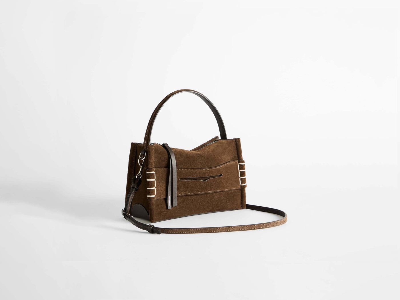 LOAFER BAG IN BROWN SUEDE