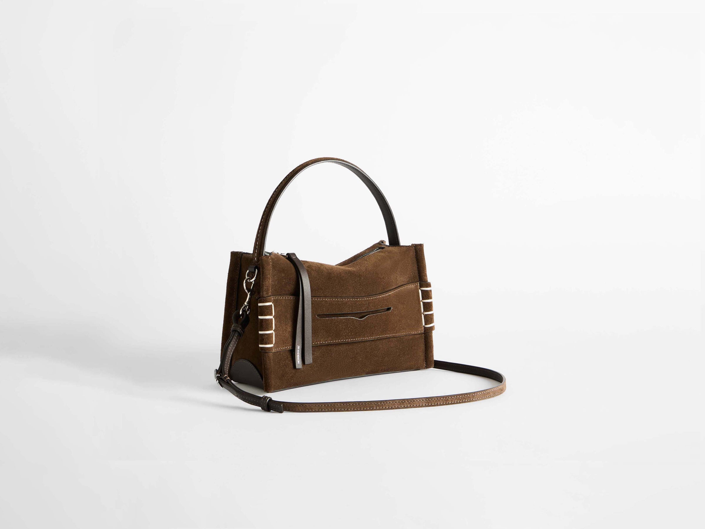 LOAFER BAG IN BROWN SUEDE