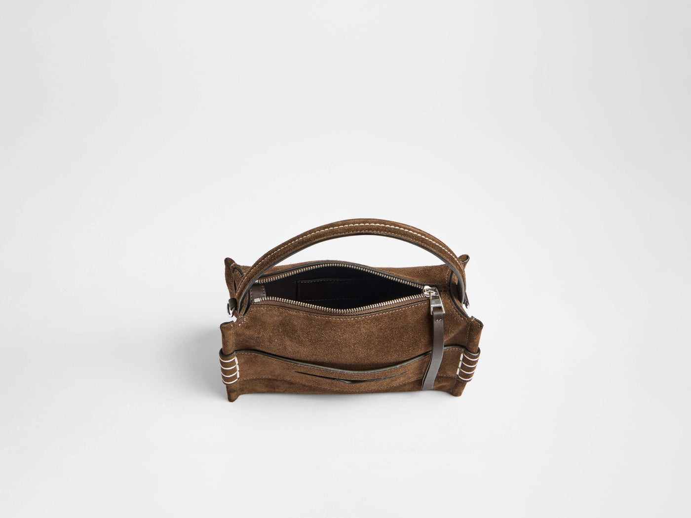 LOAFER BAG IN BROWN SUEDE