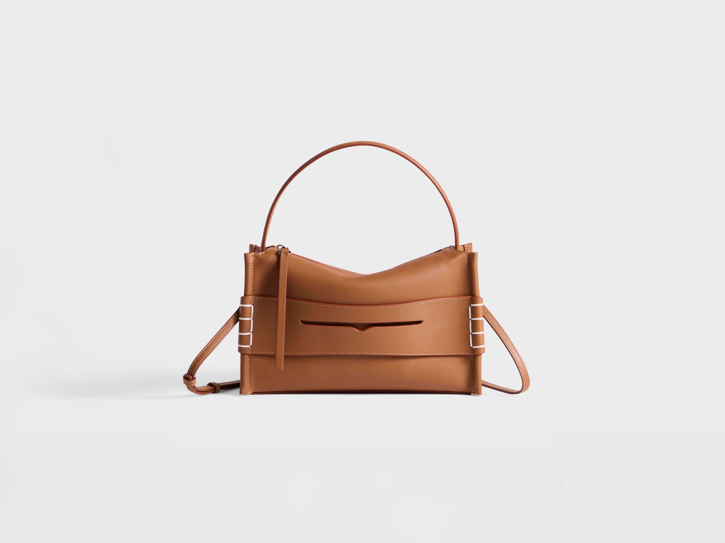 LOAFER BAG IN TAN LEATHER