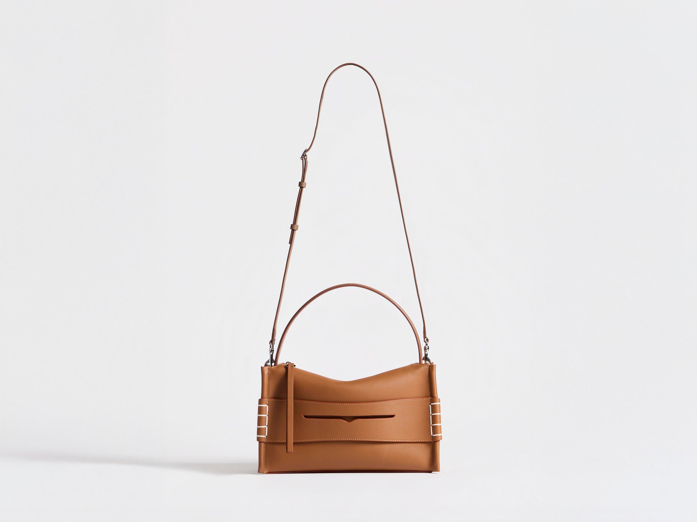LOAFER BAG IN TAN LEATHER