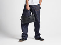LOAFER BAG IN BLACK LEATHER