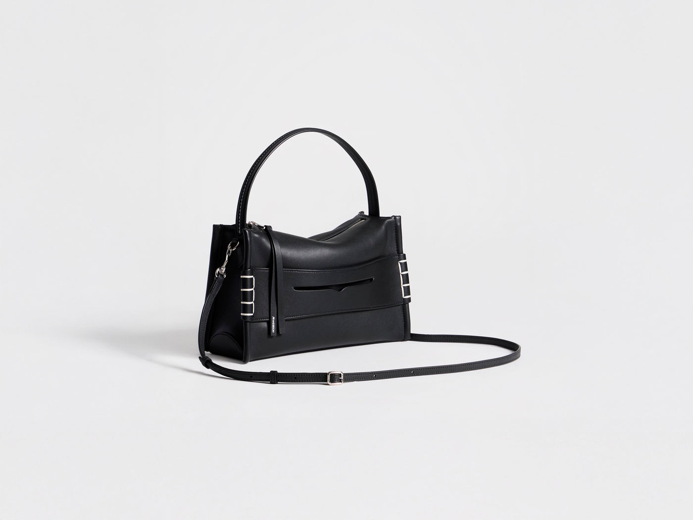 LOAFER BAG IN BLACK LEATHER
