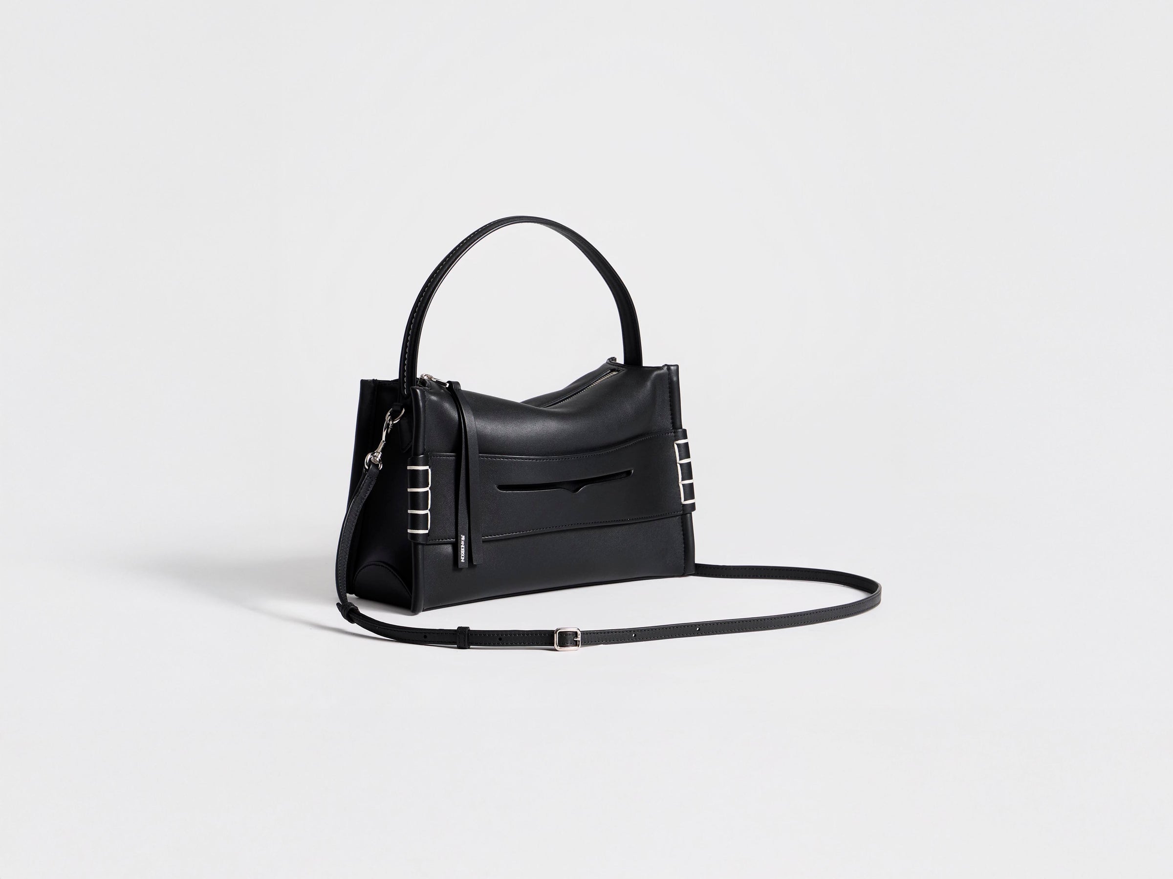 LOAFER BAG IN BLACK LEATHER