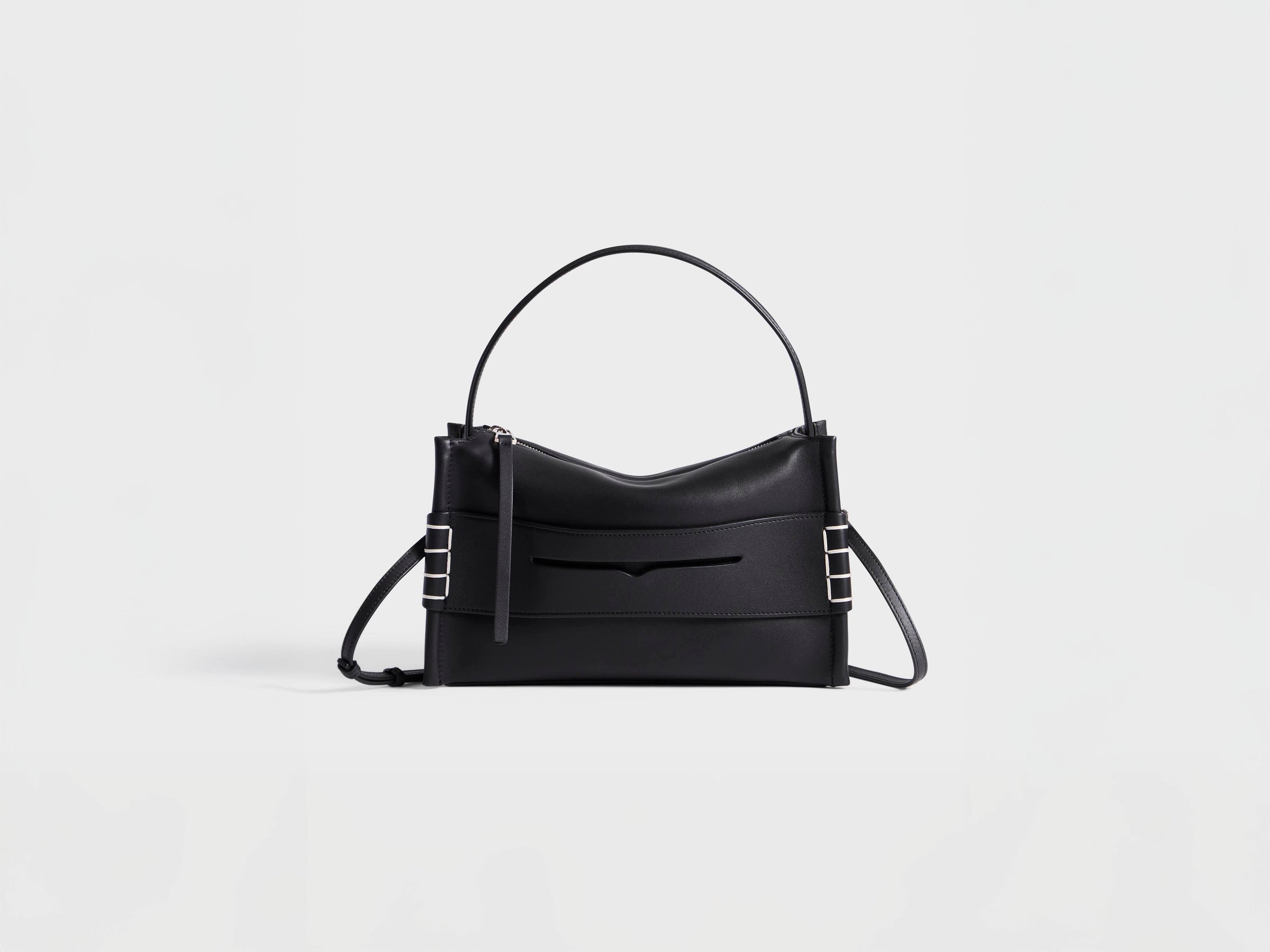LOAFER BAG IN BLACK LEATHER