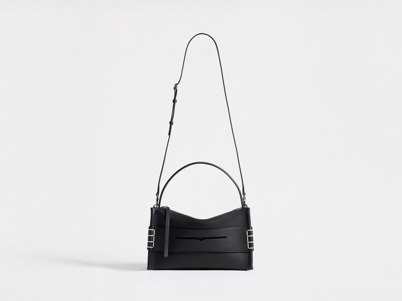 LOAFER BAG IN BLACK LEATHER