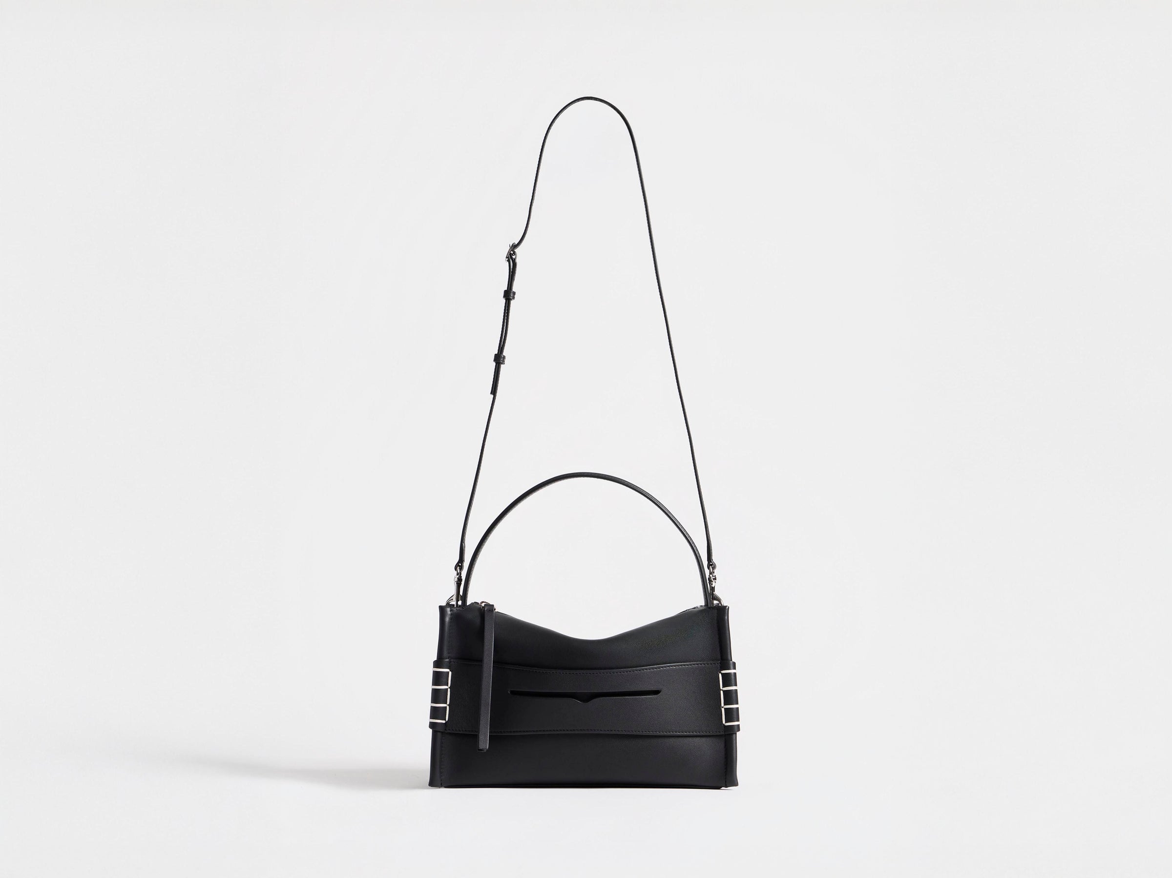 LOAFER BAG IN BLACK LEATHER