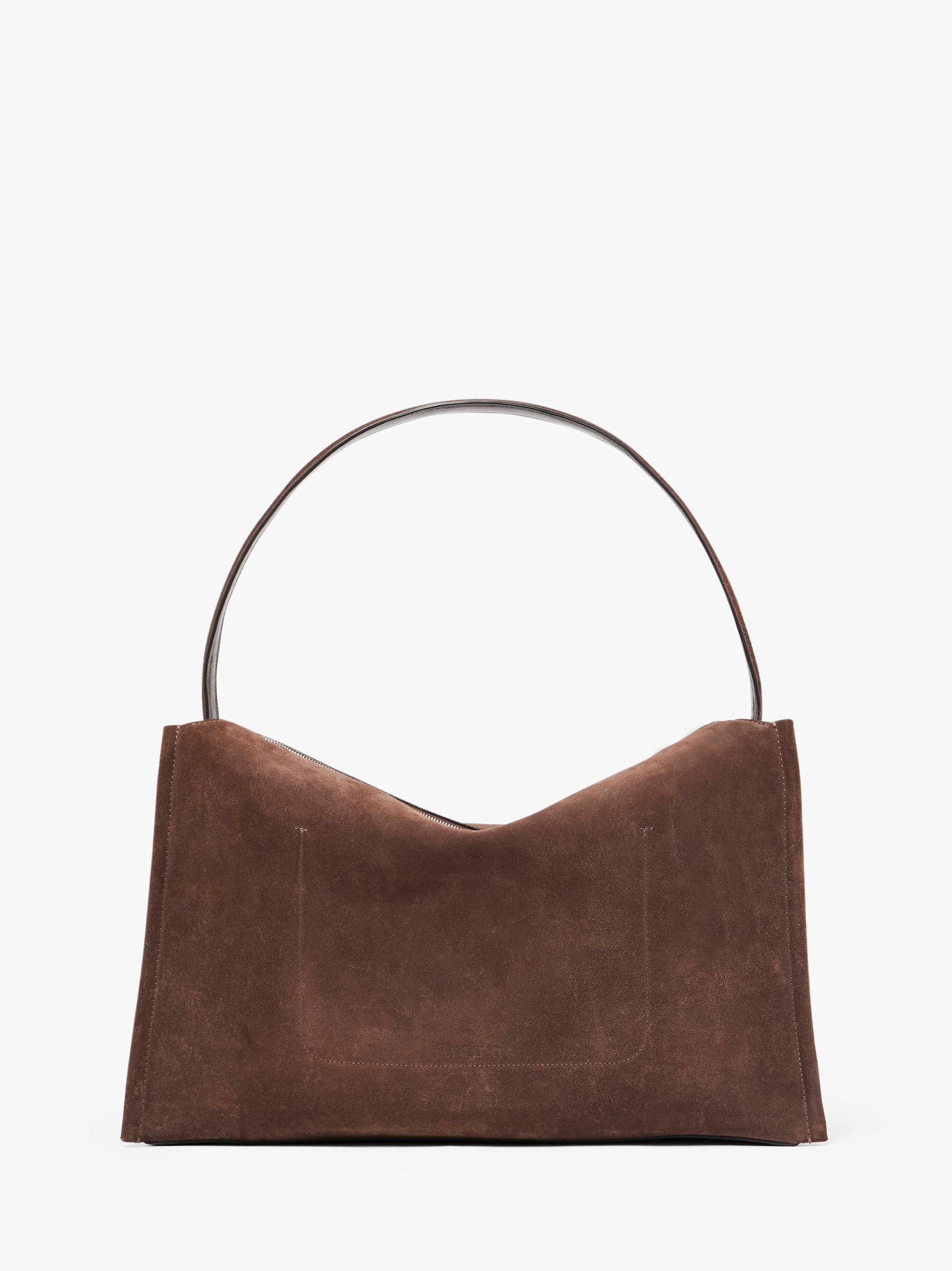 LARGE LOAFER BAG - SUEDE SHOULDER BAG