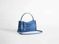 loafer bag mid blue Product Angle 1