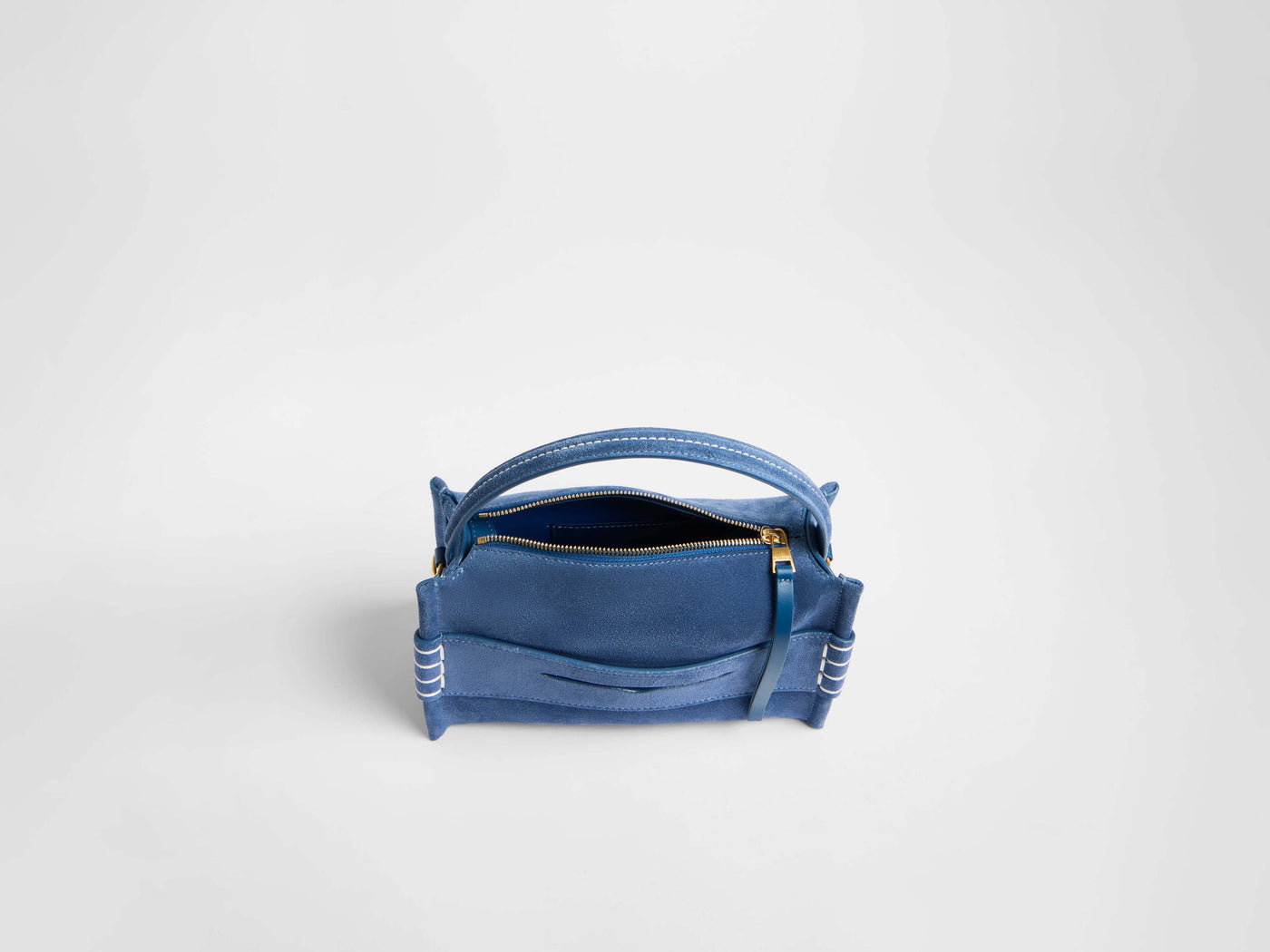 loafer bag mid blue Product Top Down 2