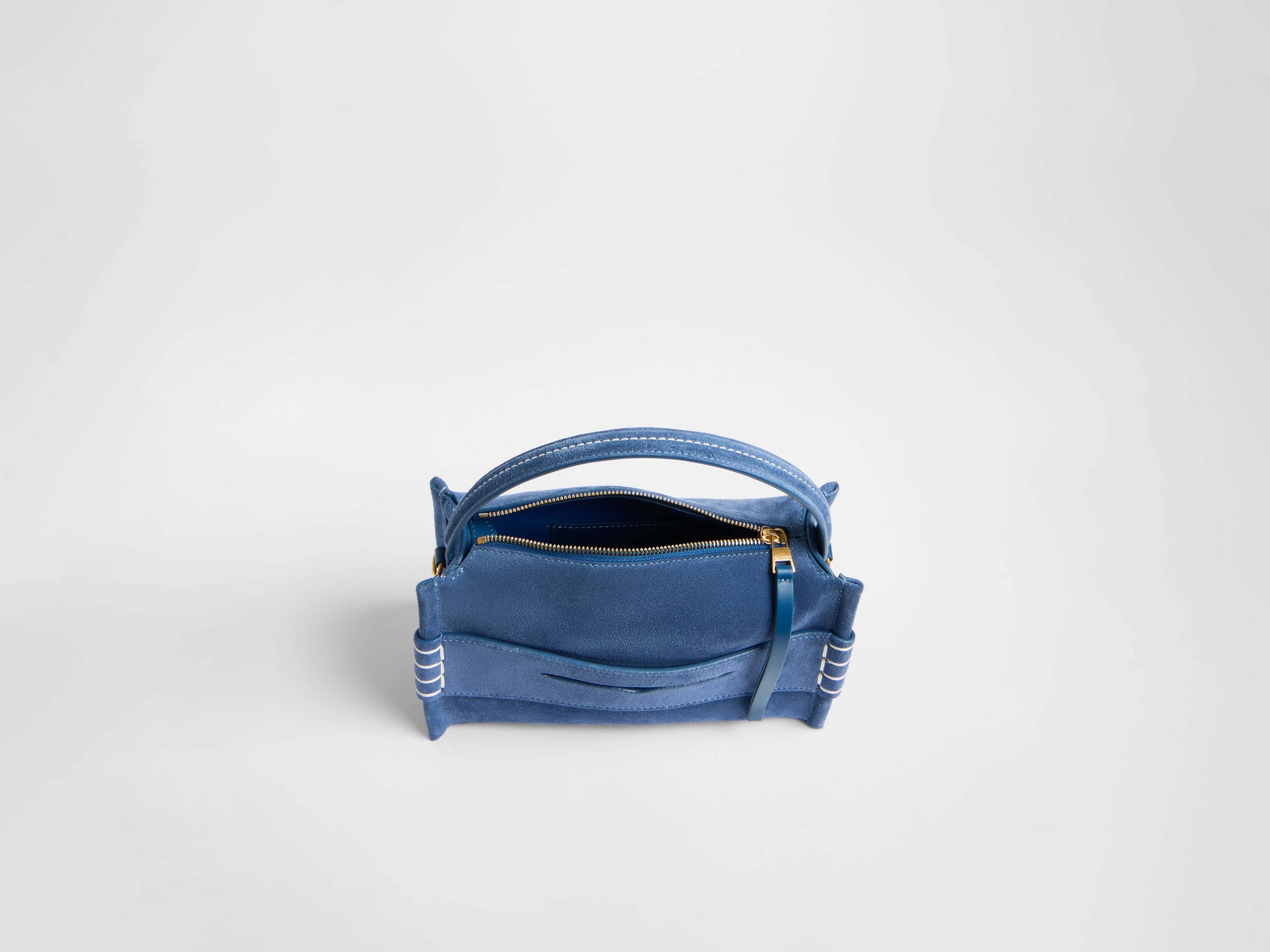loafer bag mid blue Product Top Down 2