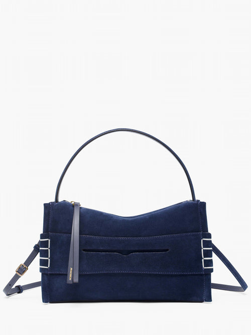 MEDIUM LOAFER BAG - SUEDE SHOULDER BAG