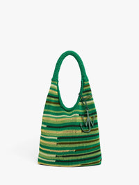 CL_KNITTED HOBO - GREEN/MULTI_HB0745FA0472