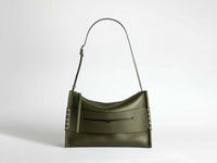 messenger loafer bag khaki Product Front 1