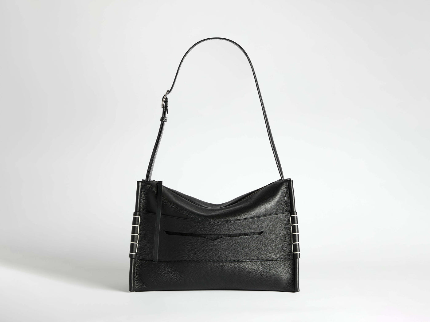 messenger loafer bag black Product Front 4