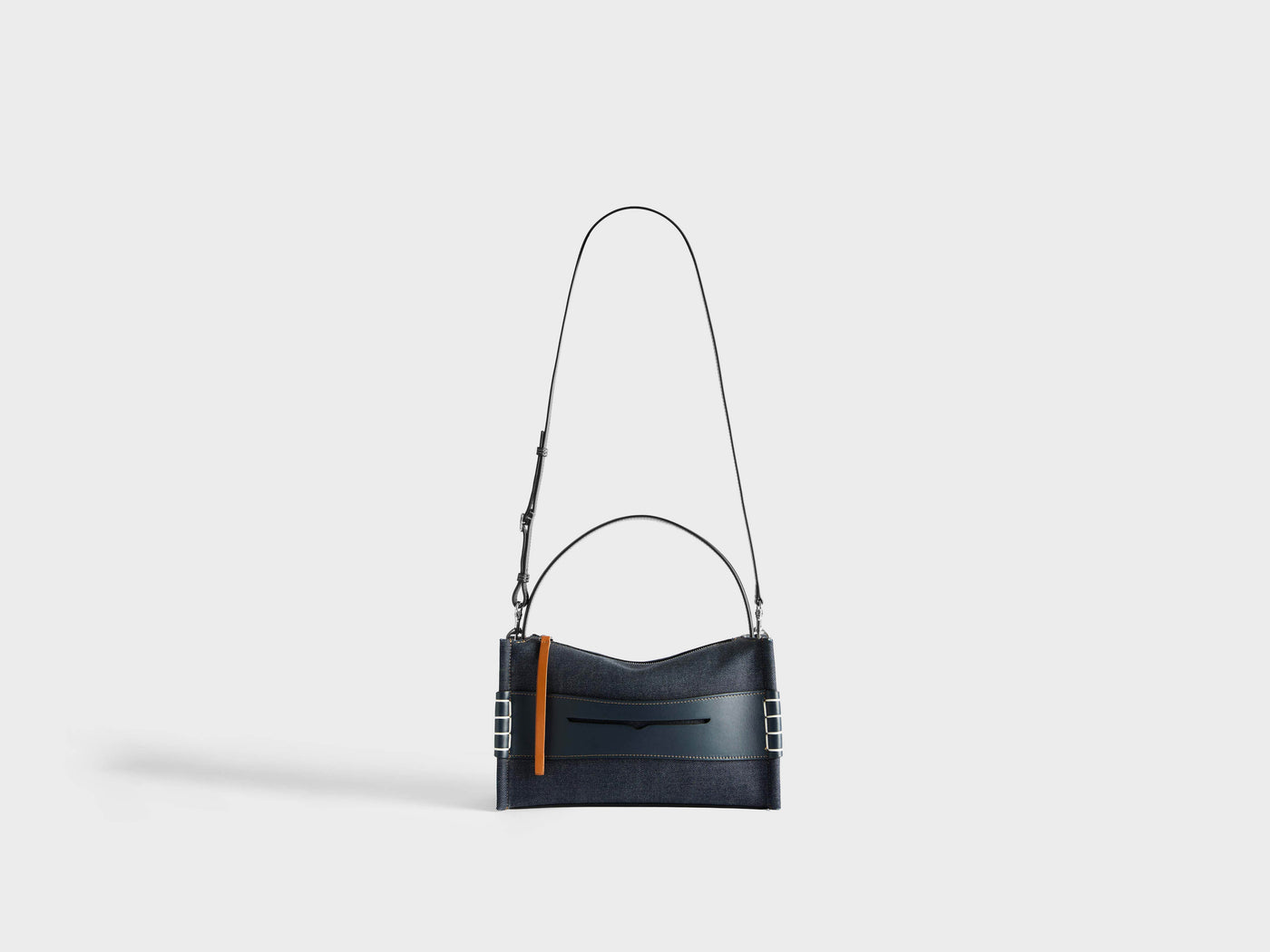 SMALL LOAFER BAG IN INDIGO DENIM