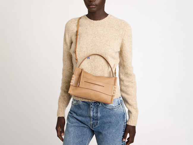 SMALL LOAFER BAG IN GOLD