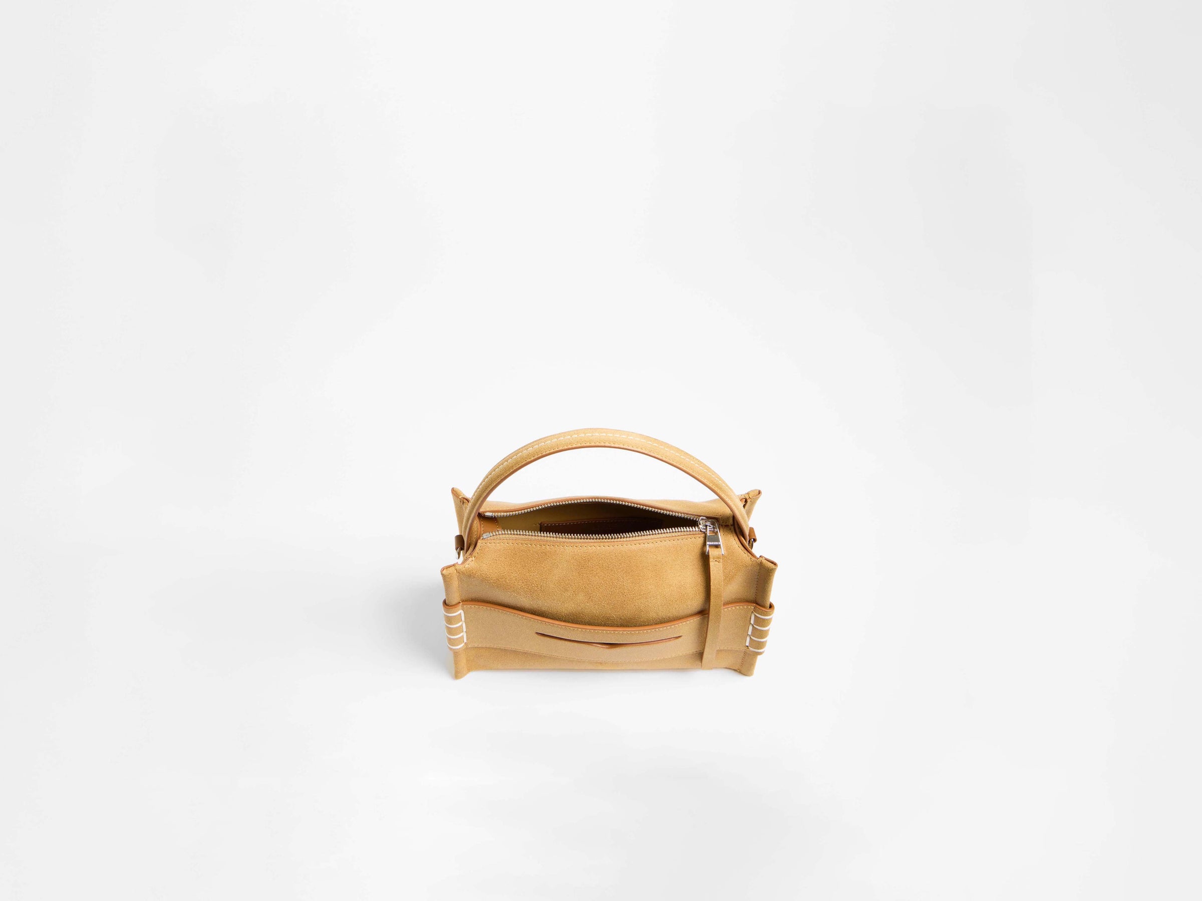 small loafer bag gold Product Top Down 6