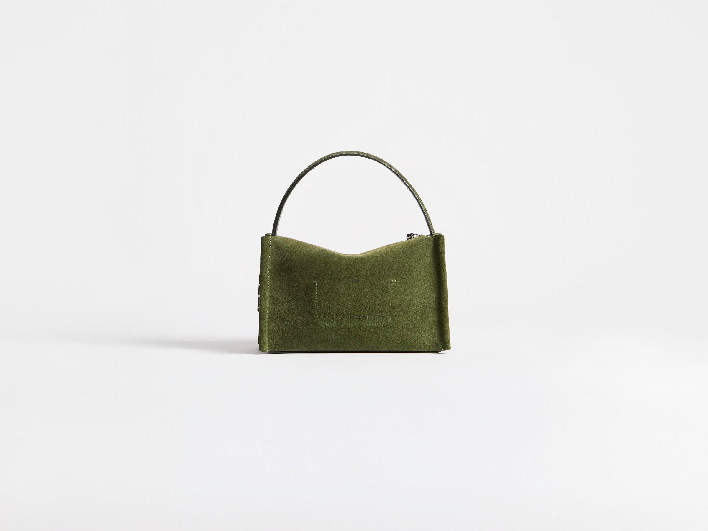 SMALL LOAFER BAG IN KHAKI SUEDE