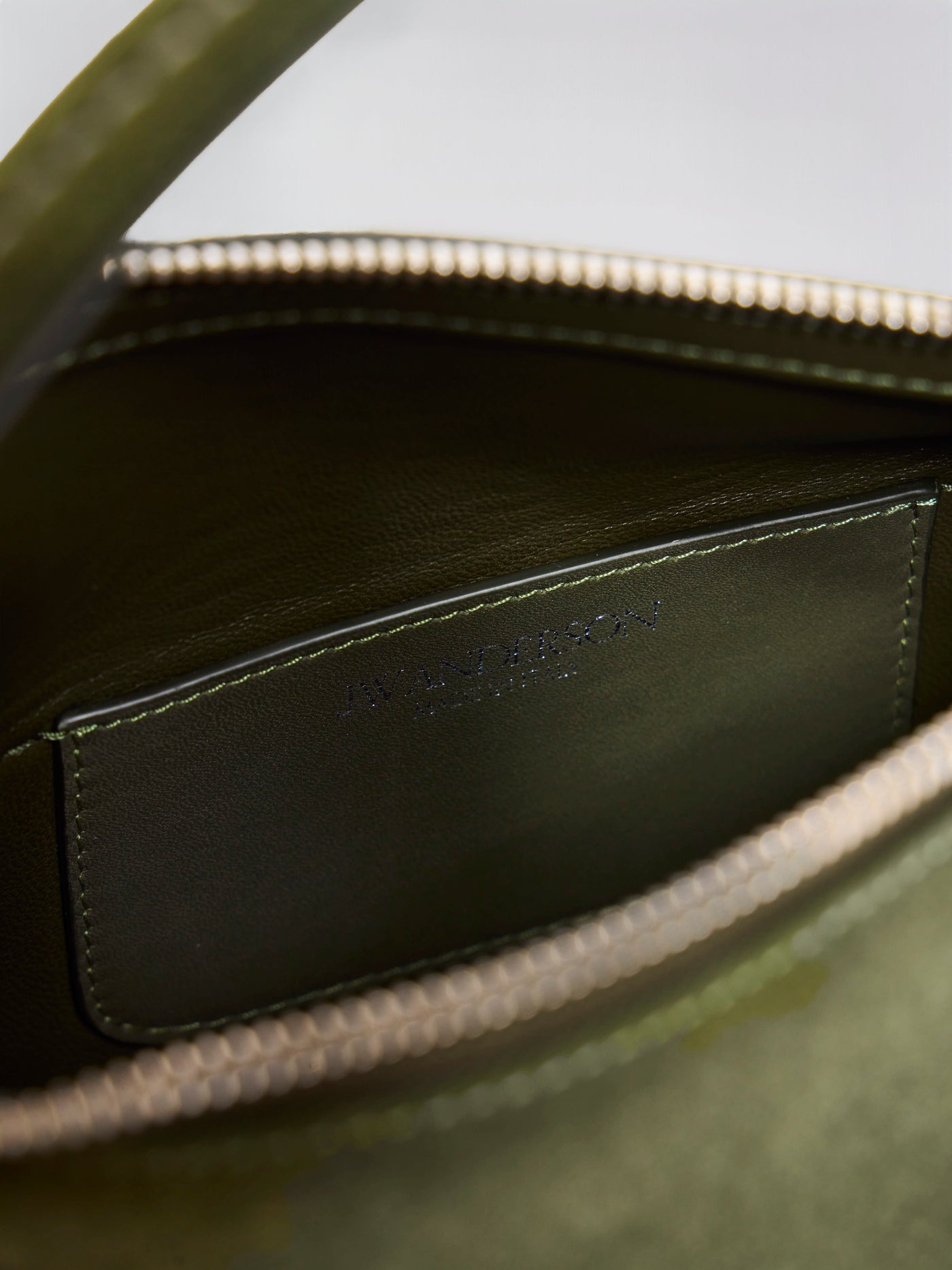 SMALL LOAFER BAG IN KHAKI SUEDE