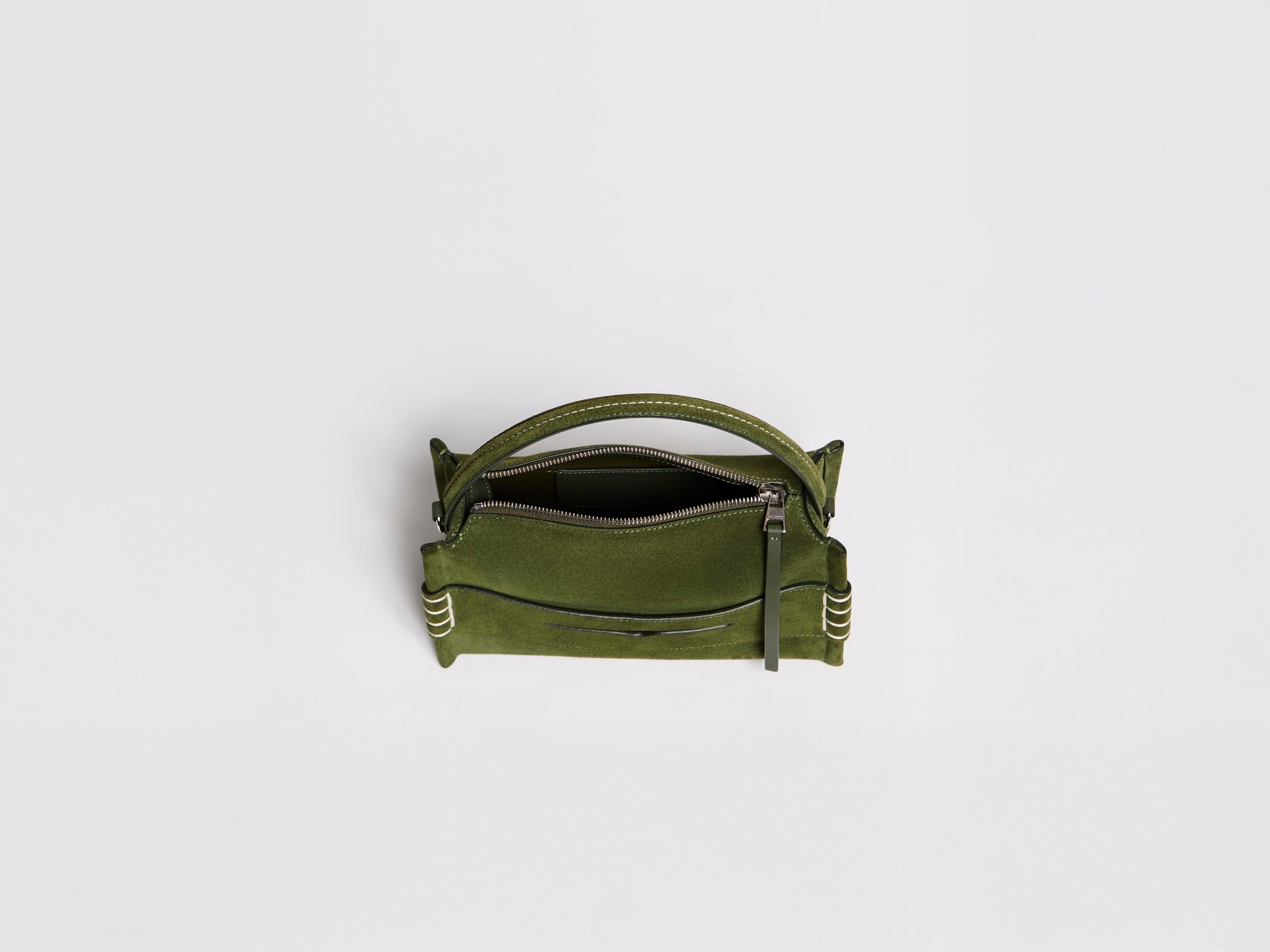SMALL LOAFER BAG IN KHAKI SUEDE in KHAKI HB0762LA0364575O/S | JW