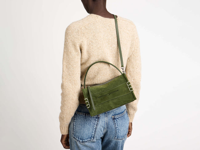 small loafer bag khaki Model Detail 1