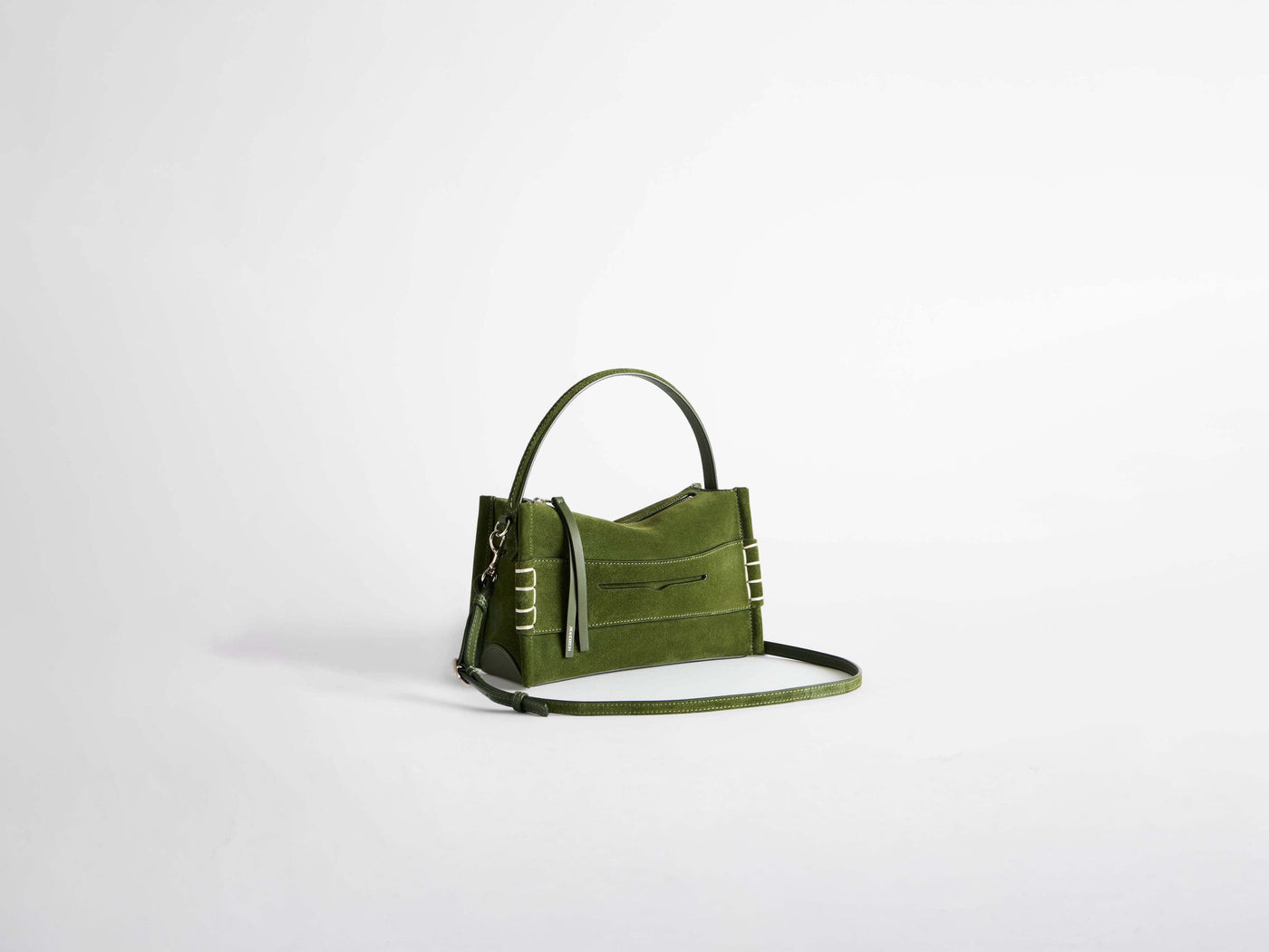 small loafer bag khaki Product Angle 2