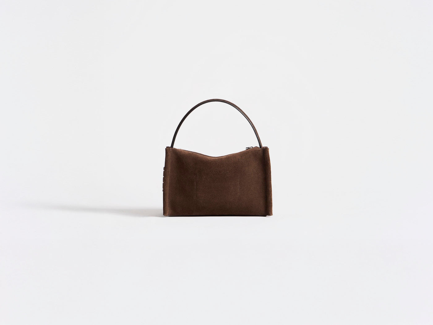 SMALL LOAFER BAG IN BROWN SUEDE