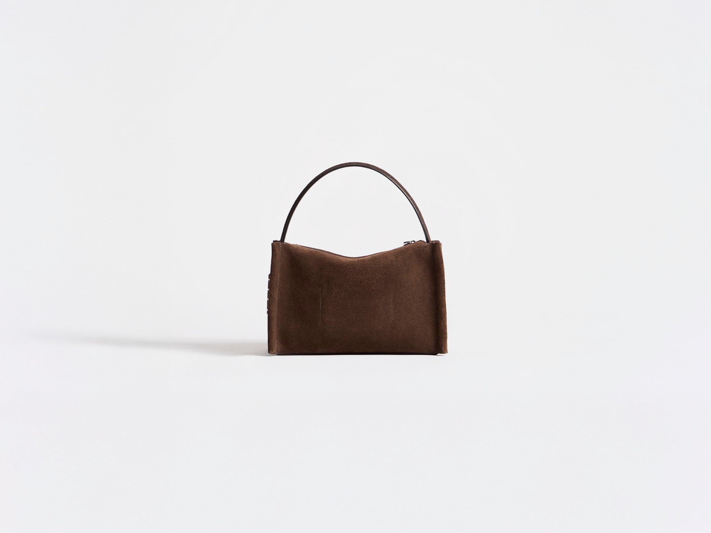 SMALL LOAFER BAG IN BROWN SUEDE