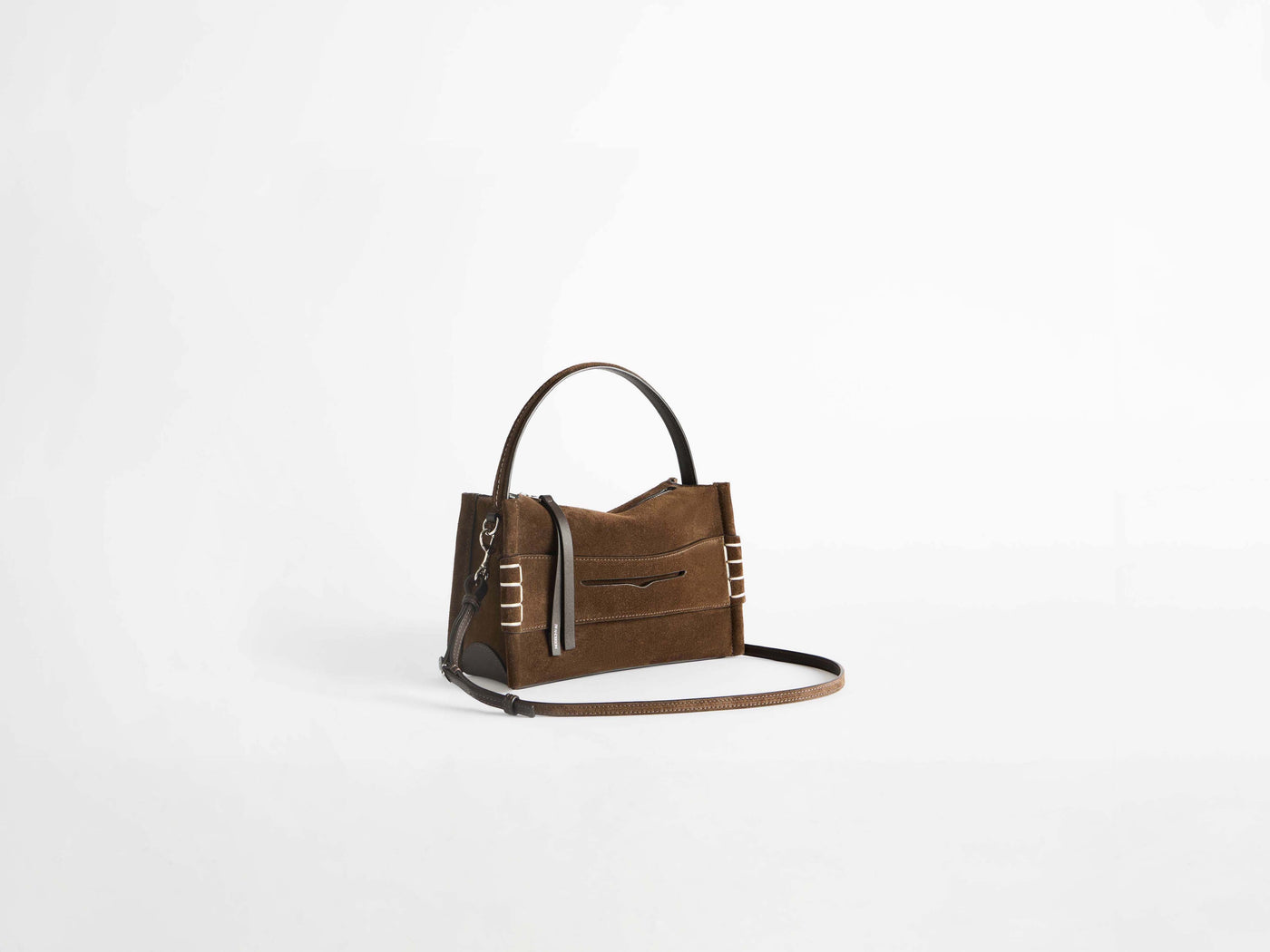 small loafer bag brown Product Angle 3