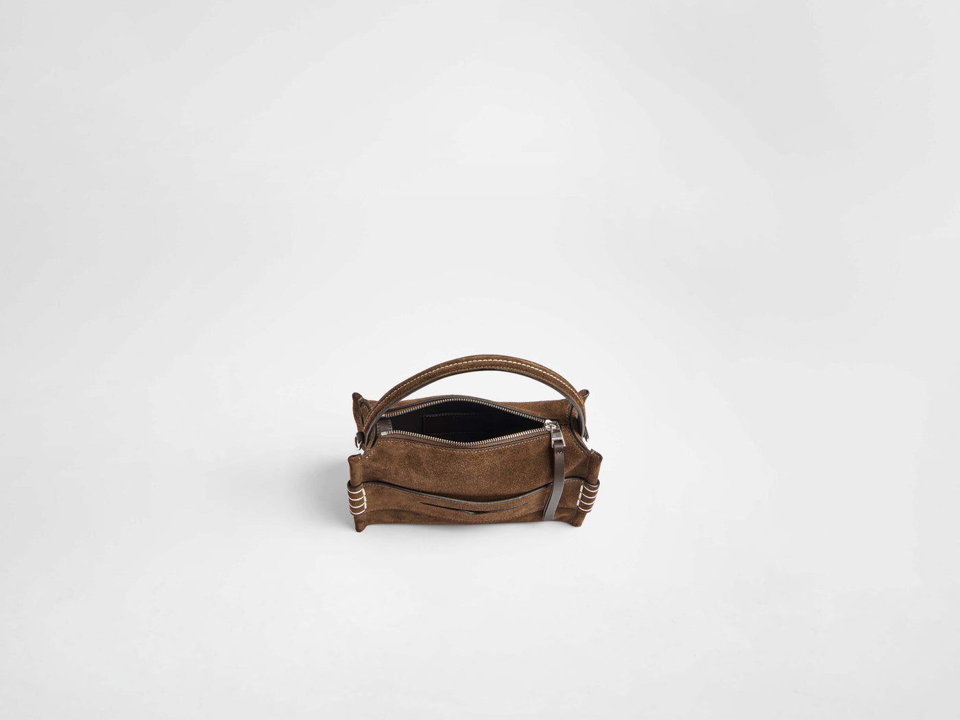 small loafer bag brown Product Top Down 7