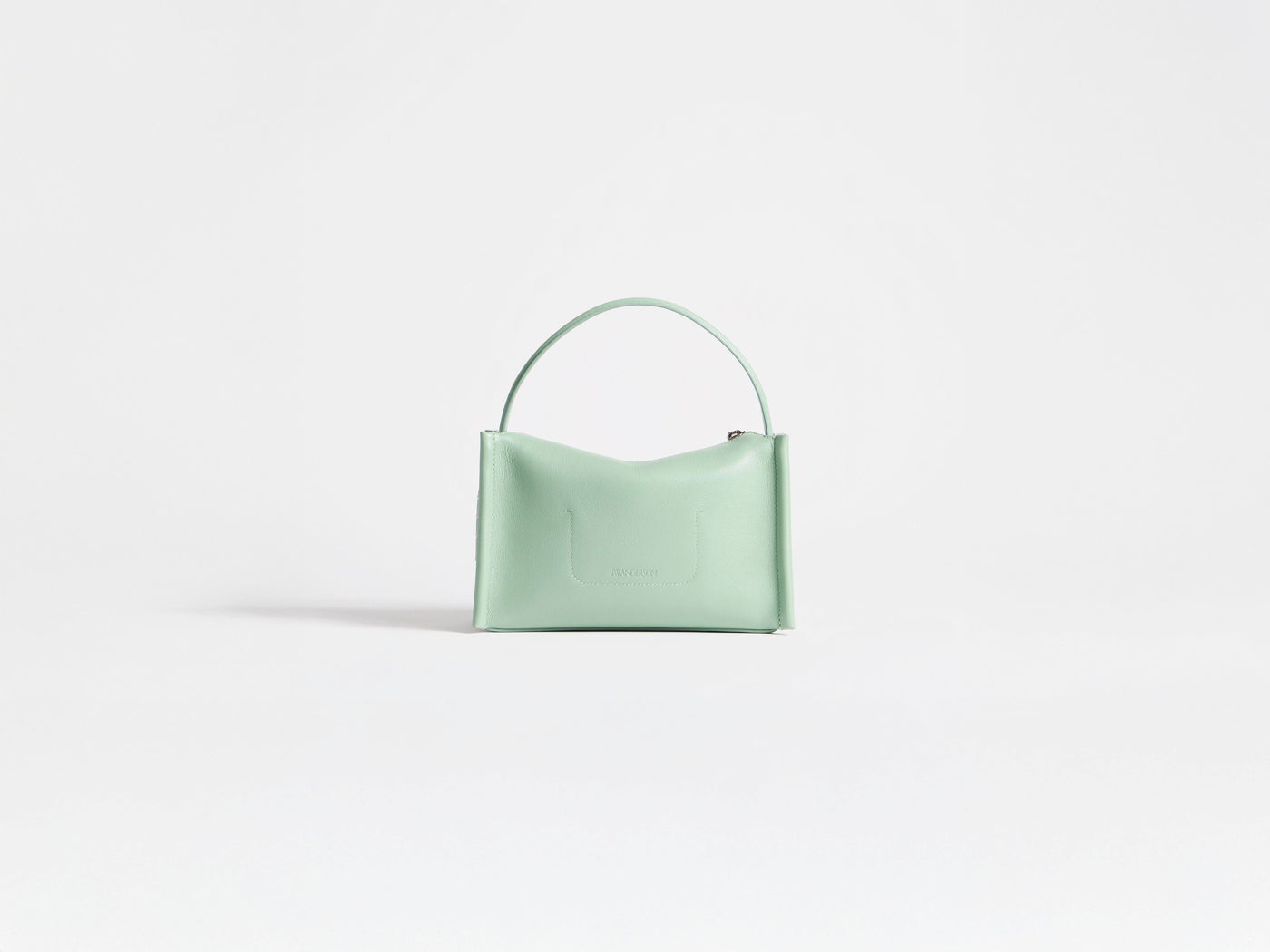 SMALL LOAFER BAG IN SAGE LEATHER