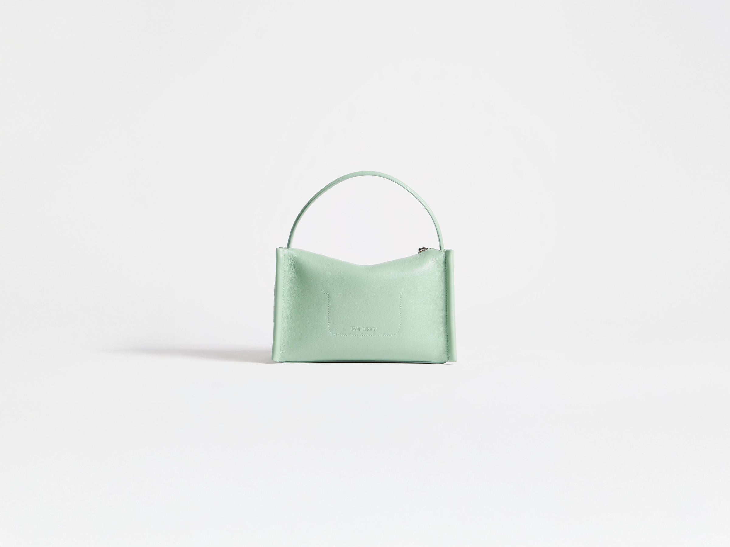 SMALL LOAFER BAG IN SAGE LEATHER