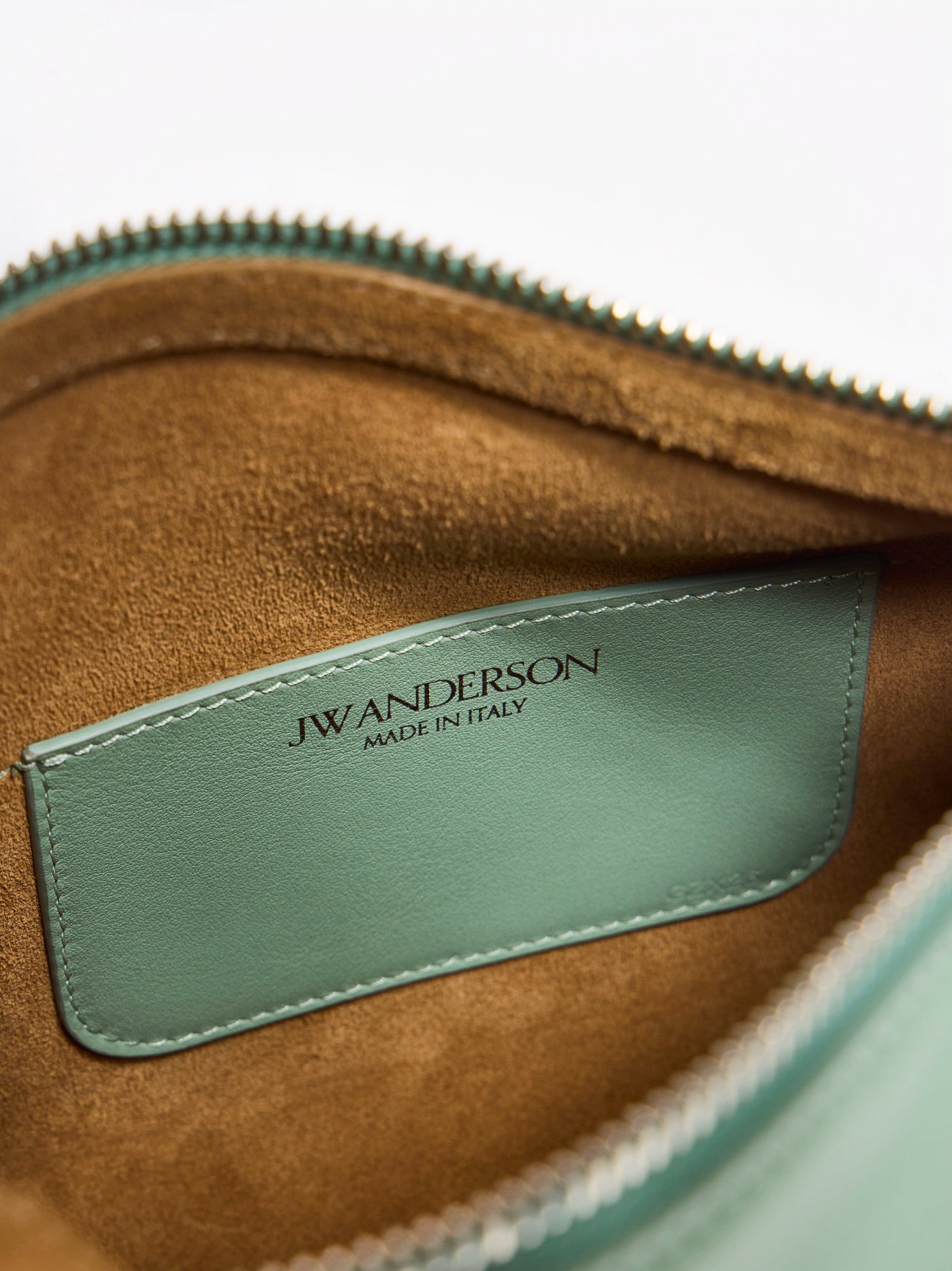 SMALL LOAFER BAG IN SAGE LEATHER