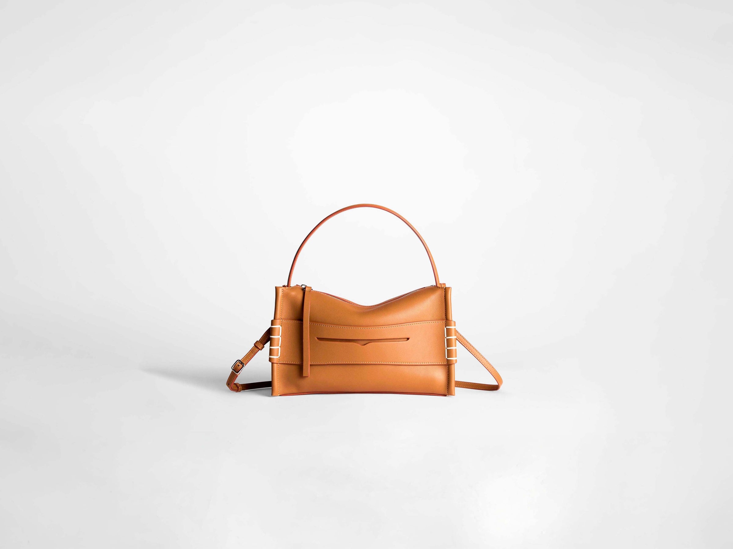 small loafer bag tan Product Front 2