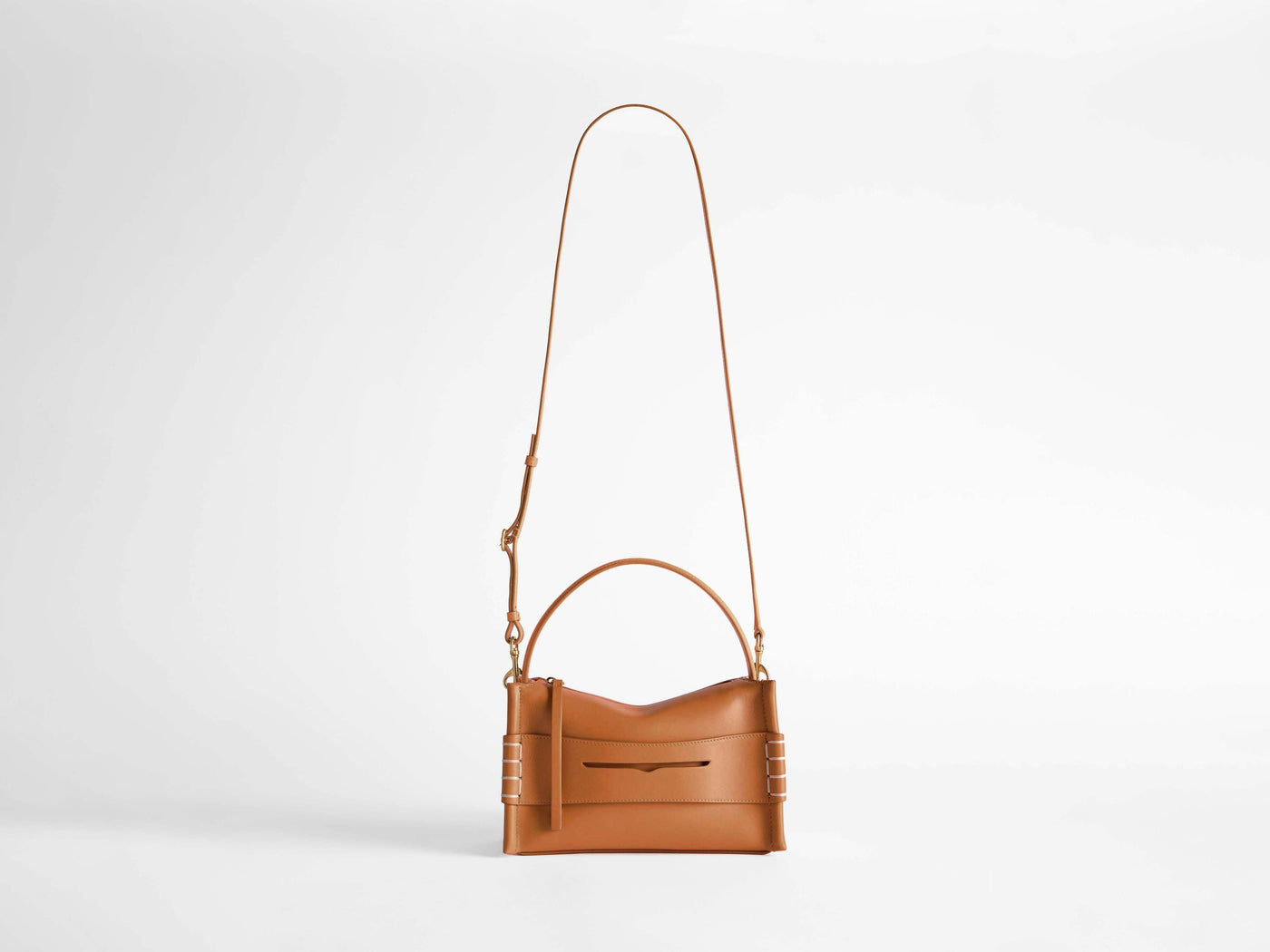 small loafer bag tan Product Front 3