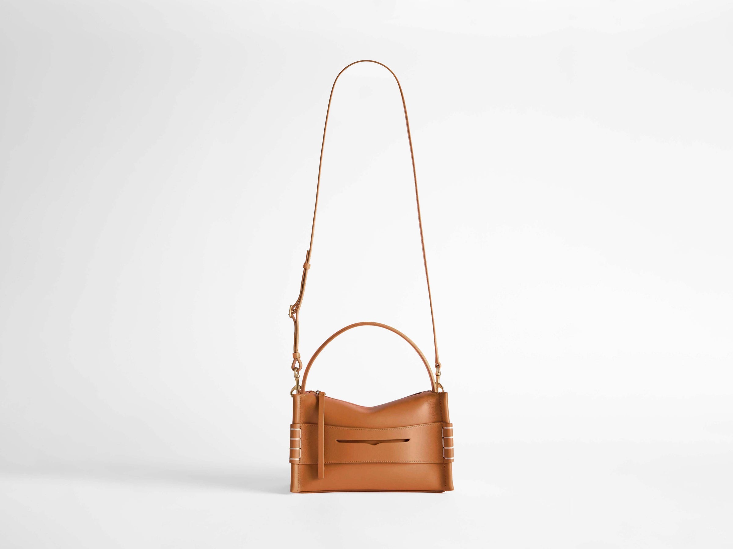 small loafer bag tan Product Front 3