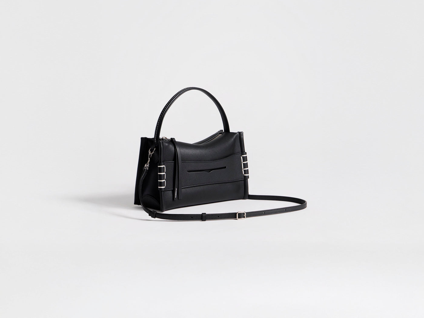 SMALL LOAFER BAG IN BLACK LEATHER