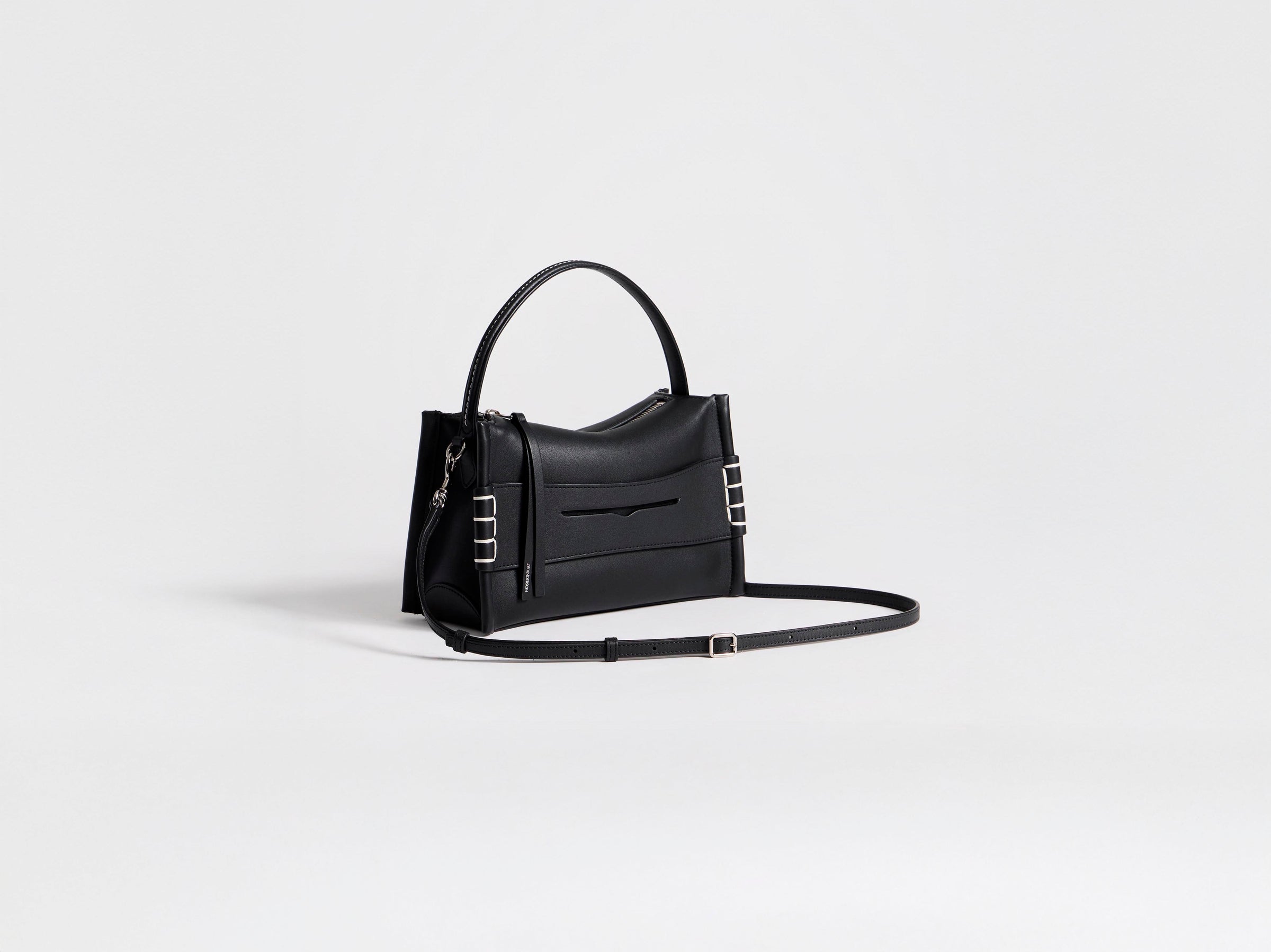 SMALL LOAFER BAG IN BLACK LEATHER