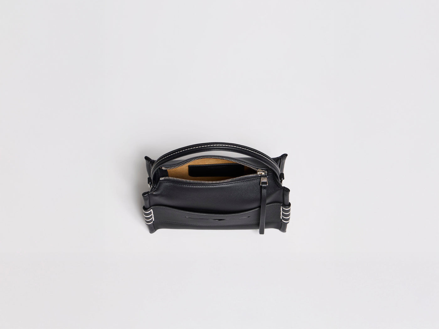 SMALL LOAFER BAG IN BLACK LEATHER