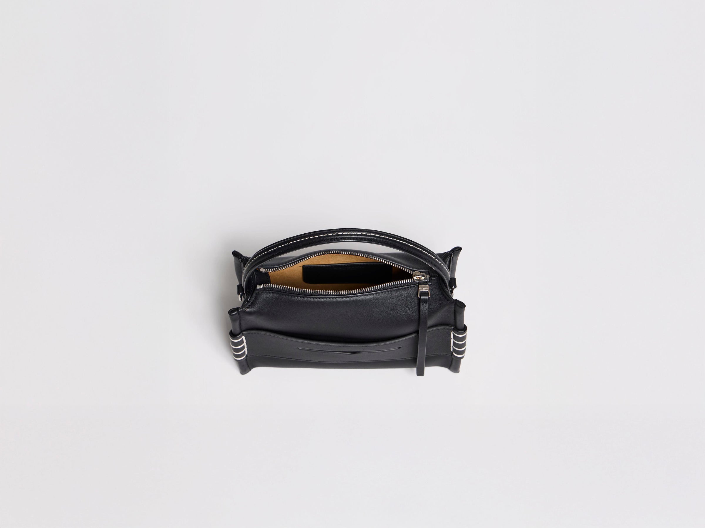 SMALL LOAFER BAG IN BLACK LEATHER