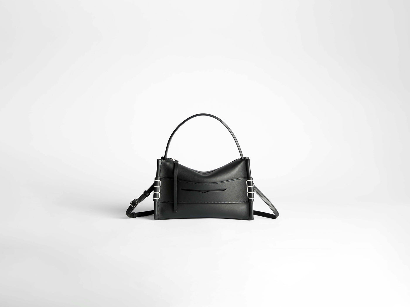 small loafer bag black Product Front 3