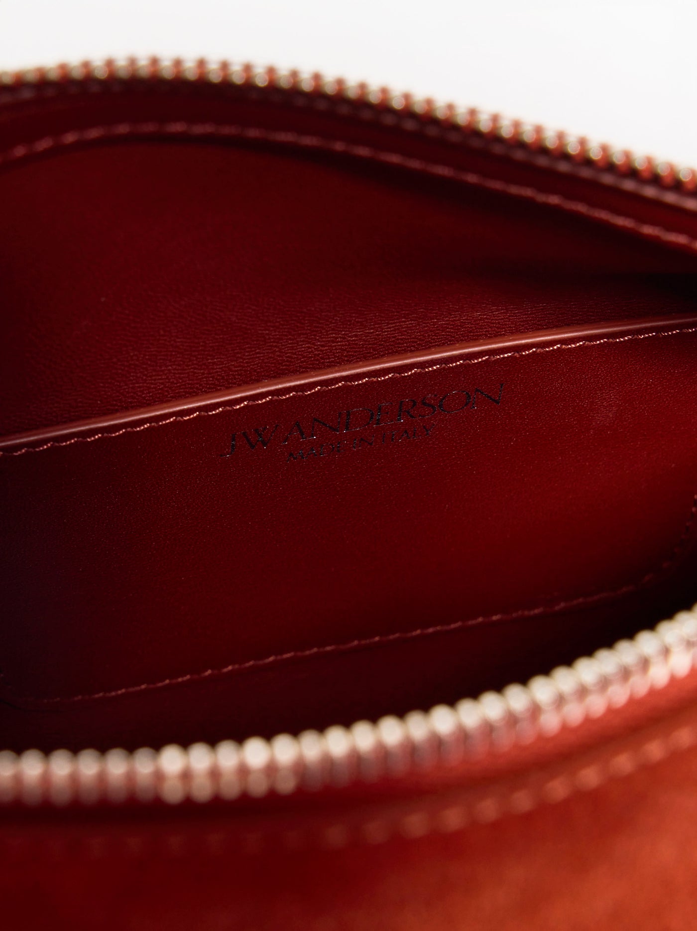 SMALL LOAFER BAG IN RUST SUEDE