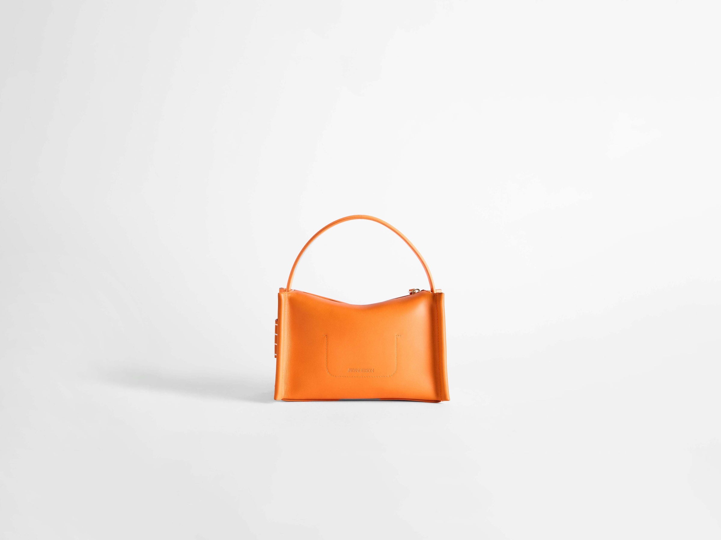 small loafer bag bright orange Product Back 5